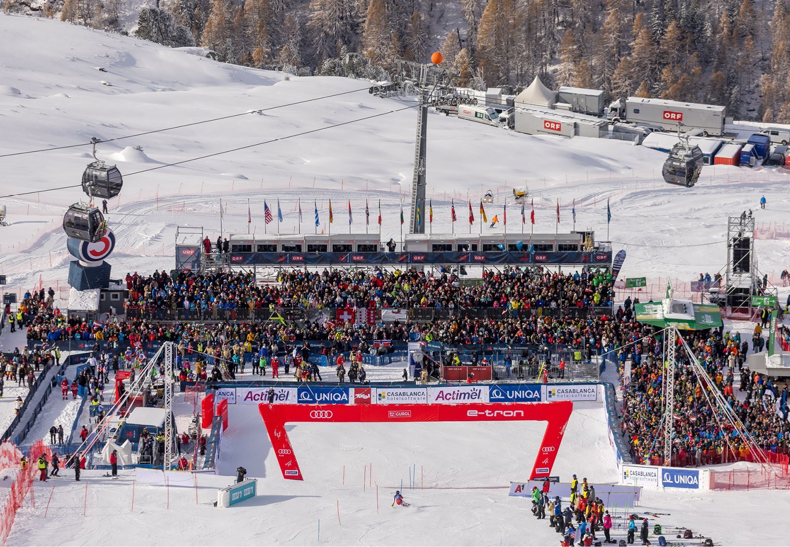 Das FIS Ski World Cup Race in Gurgl ist ein Green-Event in Tirol.